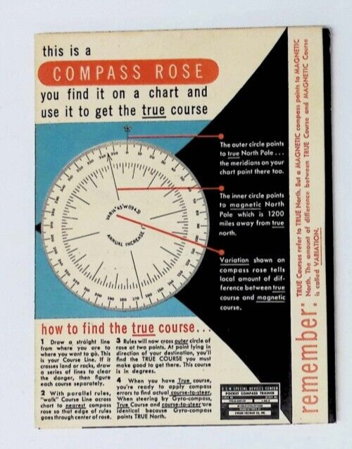 1944 Compass Trainer Navy Target Angles How To Get Them