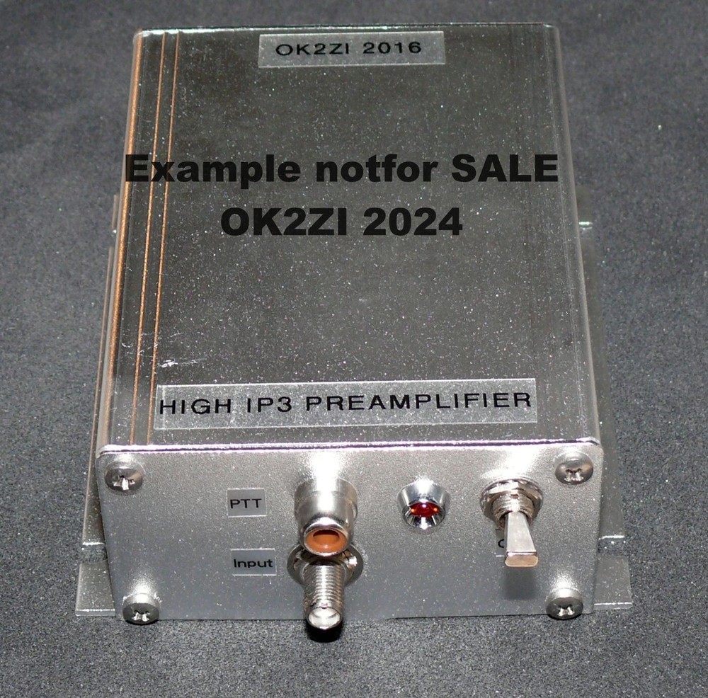Push-pull HF preamplifier high IP3 bare PCB