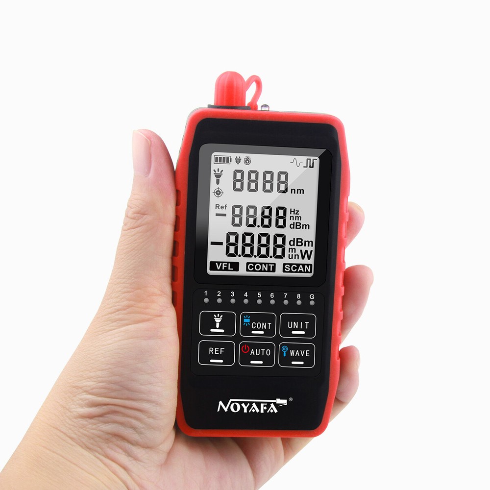 Optical Power Meter NF-908 Fiber Tester Visual Fault Locator Network Cable Test
