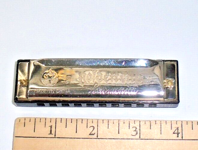 Vintage Golden Cup 10 Hole Harmonica Tested