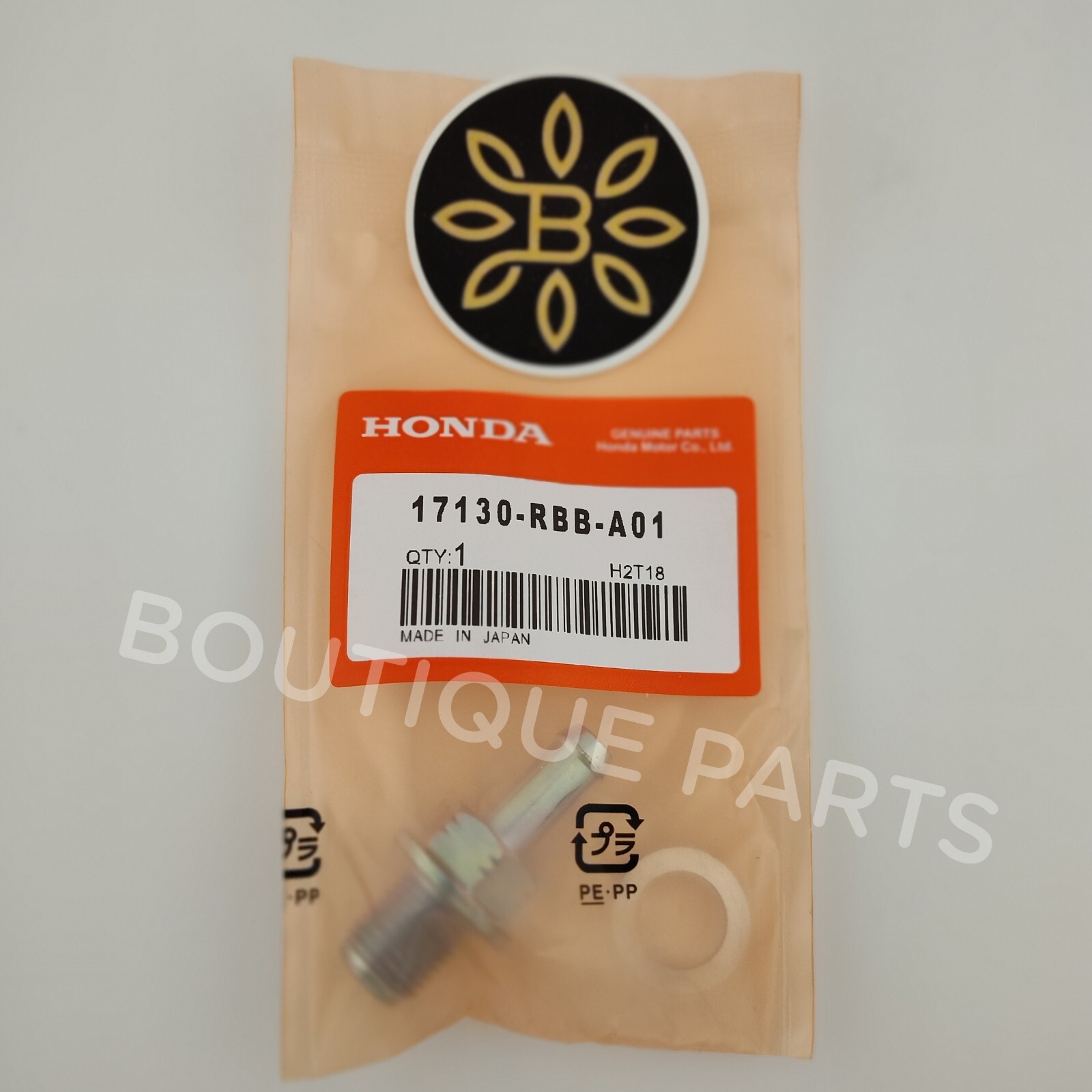 Genuine OEM for Honda PCV Valve Kit & Washer 17130-RBB-A01 Positive Crank Vent
