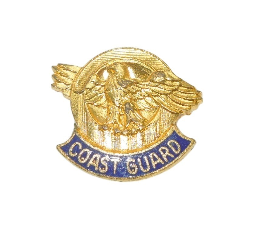 WWII US Coast Guard USCG Ruptured Duck Variation Lapel Pin CA7