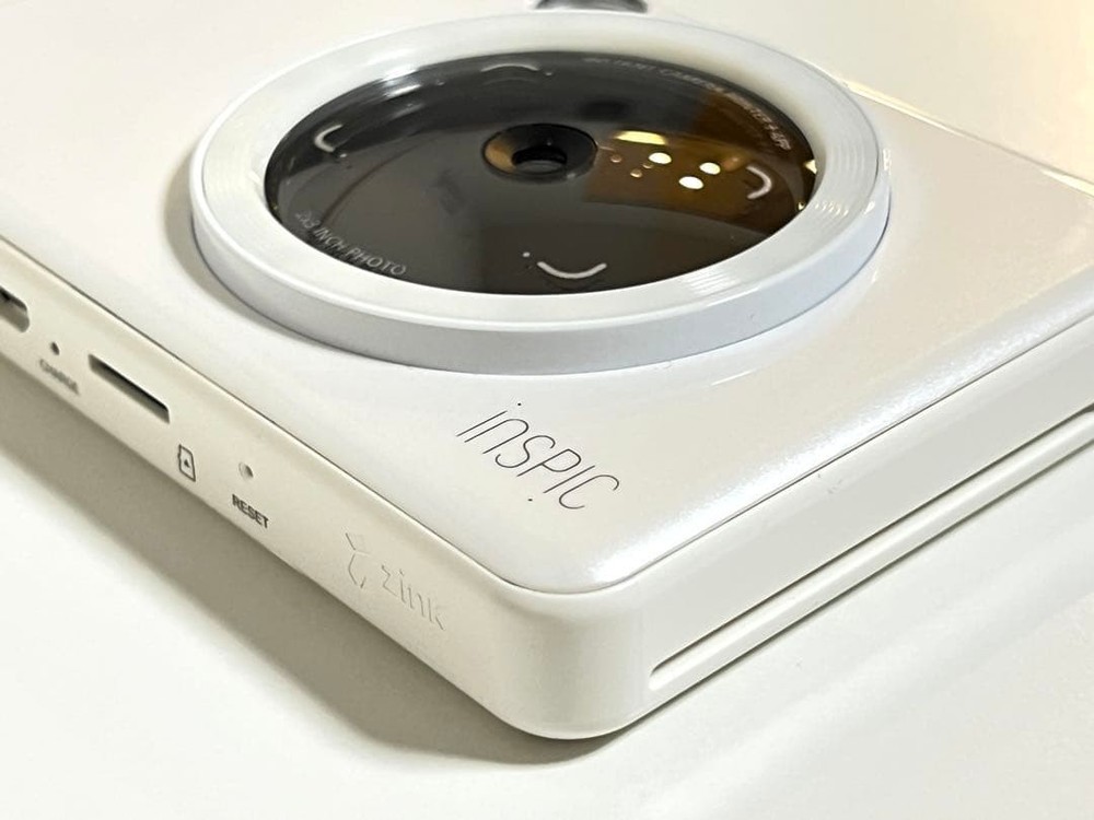 Canon Camera Inspic Zv-123 Pearl White