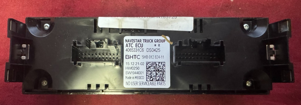 2023 International Climate Control TEMP CONTROL A/C HEAT PANEL 4065331C6