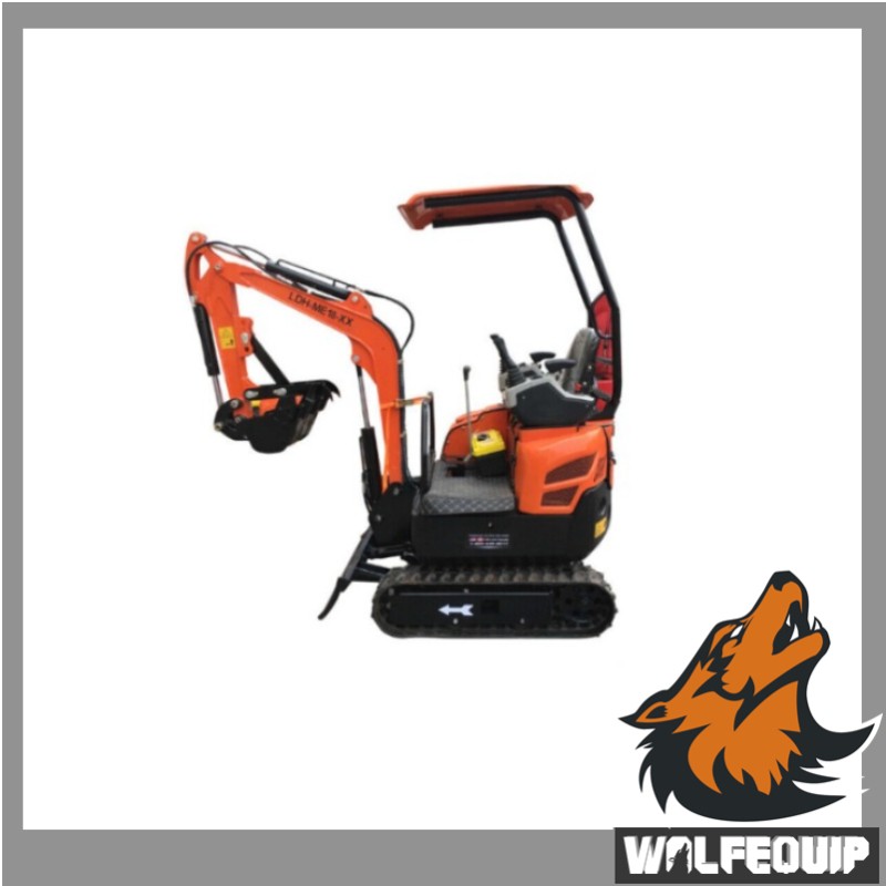 Wolfequip Backhoe Industrial Digger Crawler EPA 2000lbs 11.4HP Mini Excavator