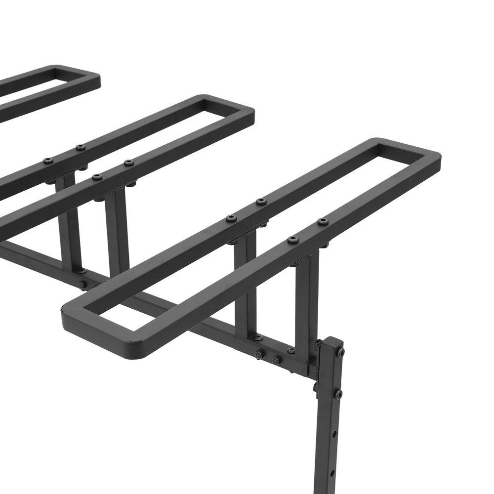 5 adjustable height bicycle bracket, metal bicycle storage and sorting rack