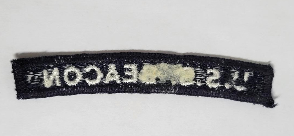 US Navy U.S.S. BEACON Asheville-Class Gunboat Arc Tab Segment Patch