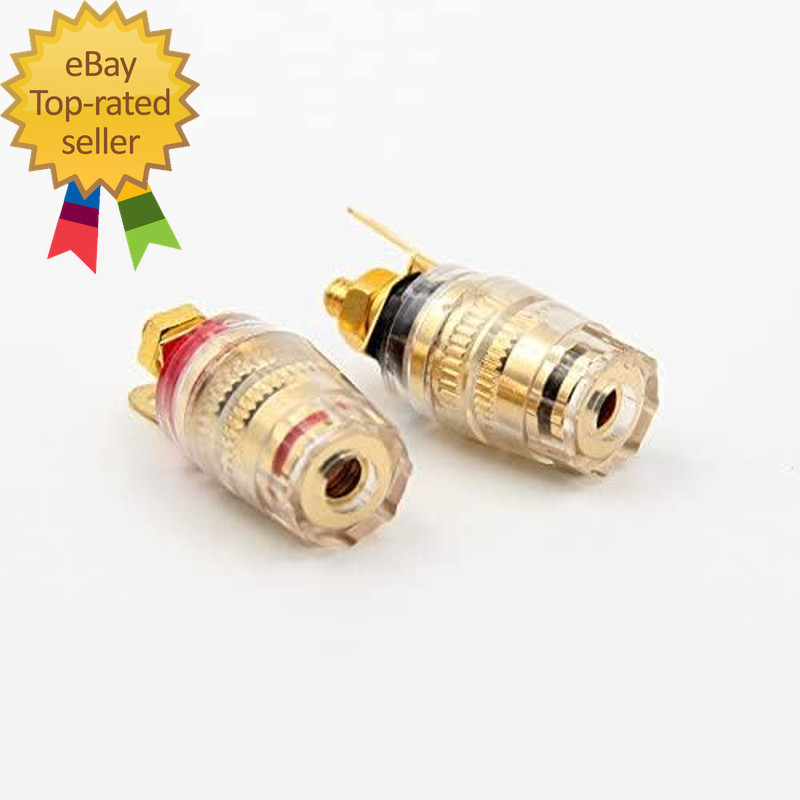Speaker Binding Post Copper Plug Sockets 4Mm Binding Post Amplifier Speaker