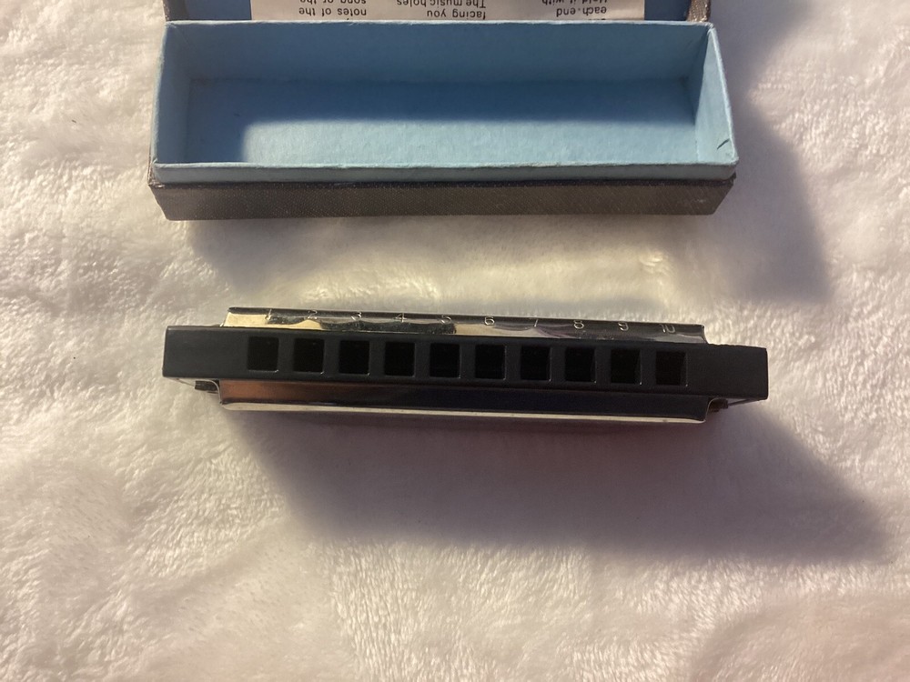 HOHNER Pocket Pal Harmonica with Original Box INSTRUCTIONS