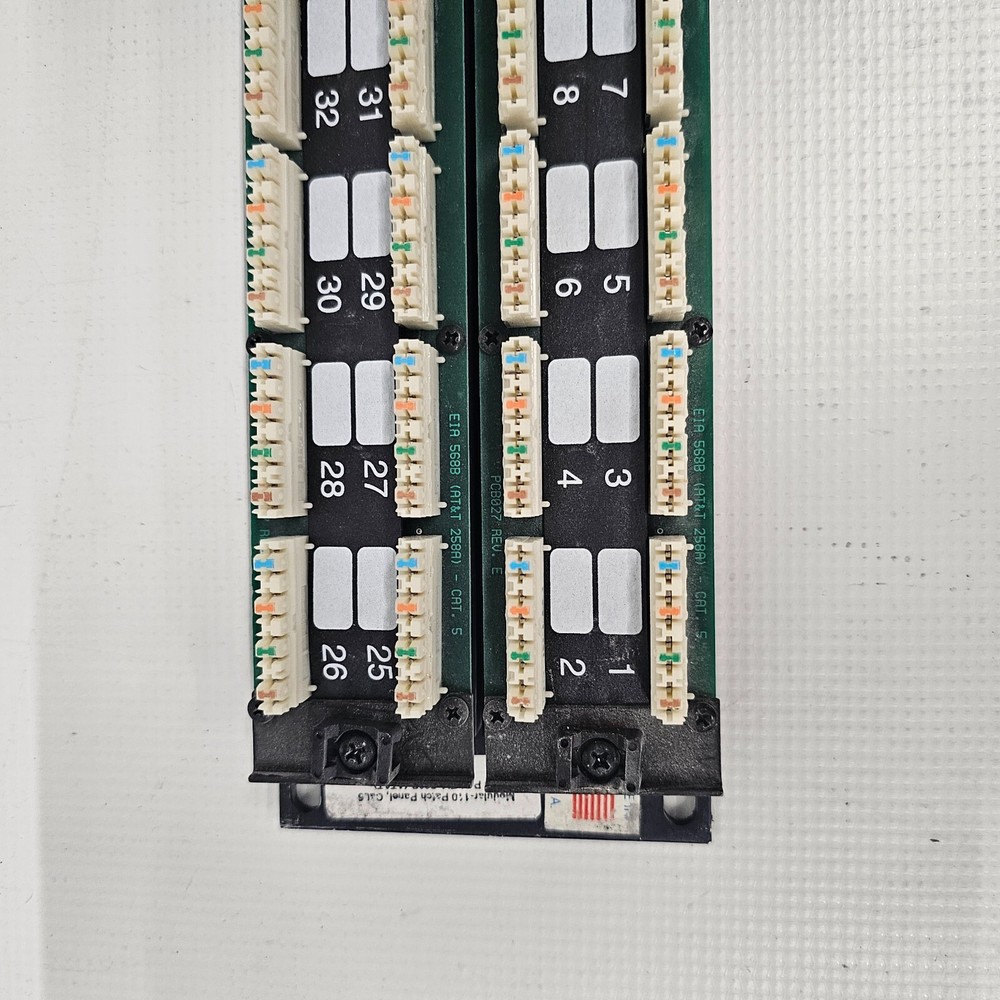 UL Listed Comm. Circut Accessory Cat5 Jack Panel 48 Port 19" Rack Mountable