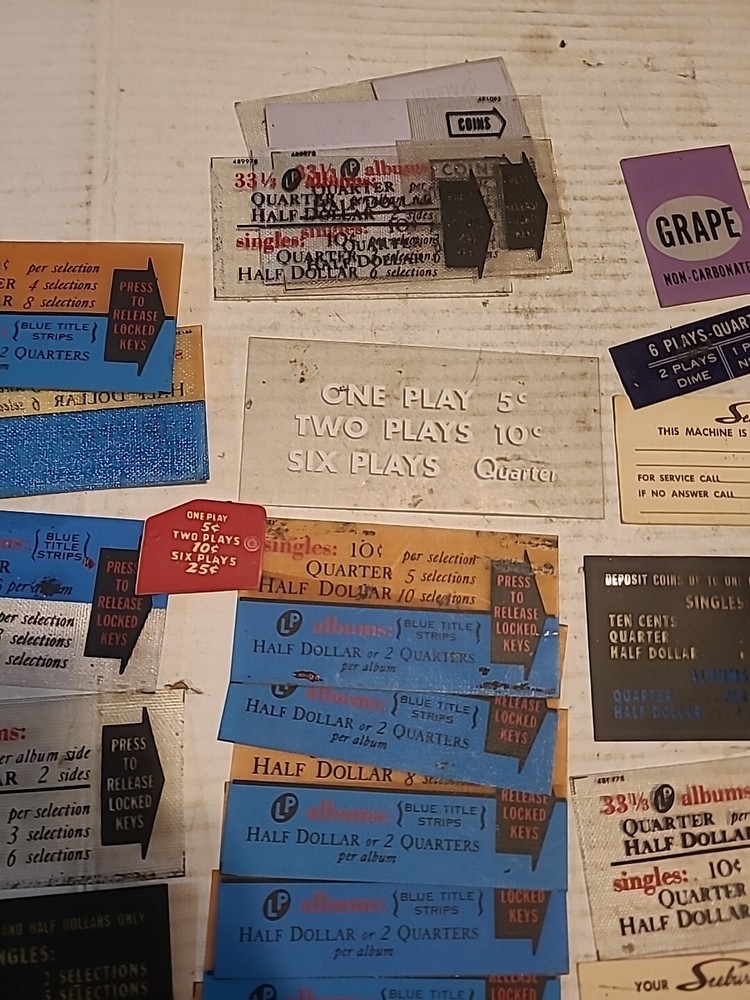 Jukebox Pricing Window Lot