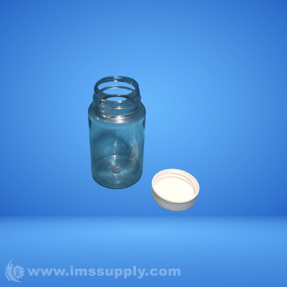 Empty Clear Plastic Solid Powder Container with Bottle Cap USIP
