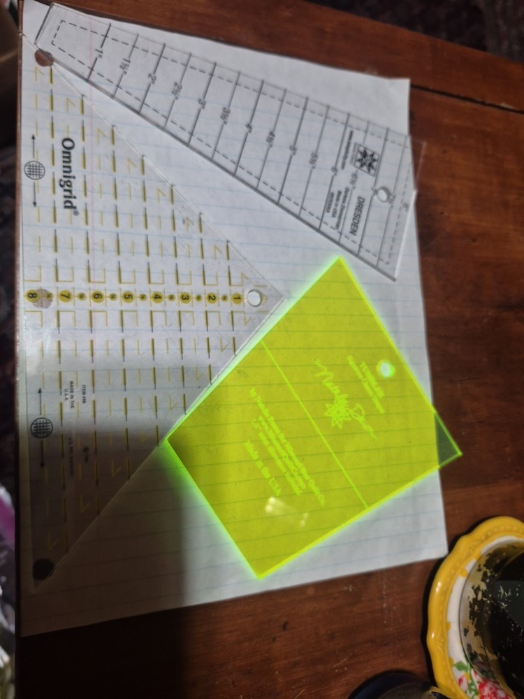 patchwork ruler, Tumbler Shapea Pattern Framer, Omnigrid