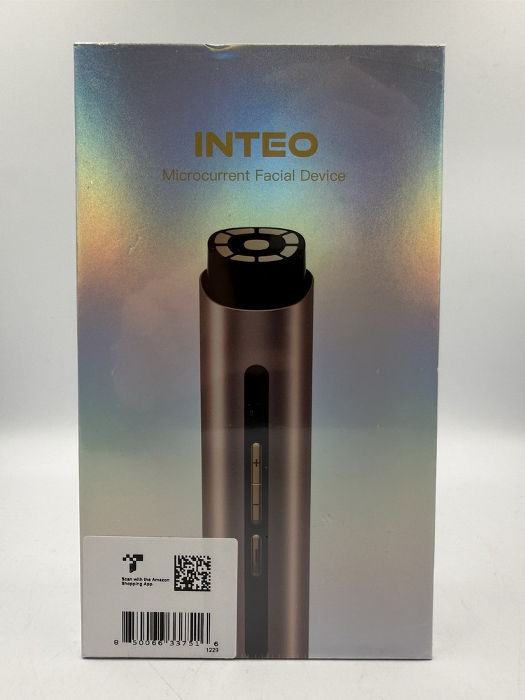 Inteo Microcurrent Facial Device Red Light Therapy Face Neck - 3 Modes