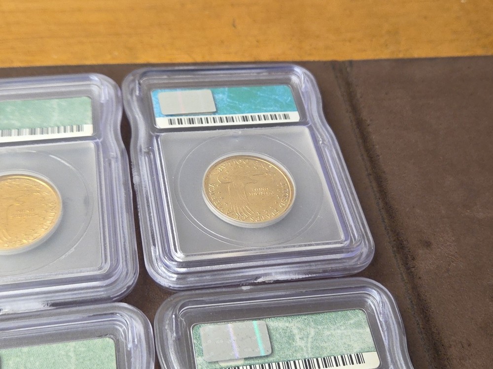 AUTHENTICATED SACAGAWEA DOLLAR COINS ASSORTED YEARS