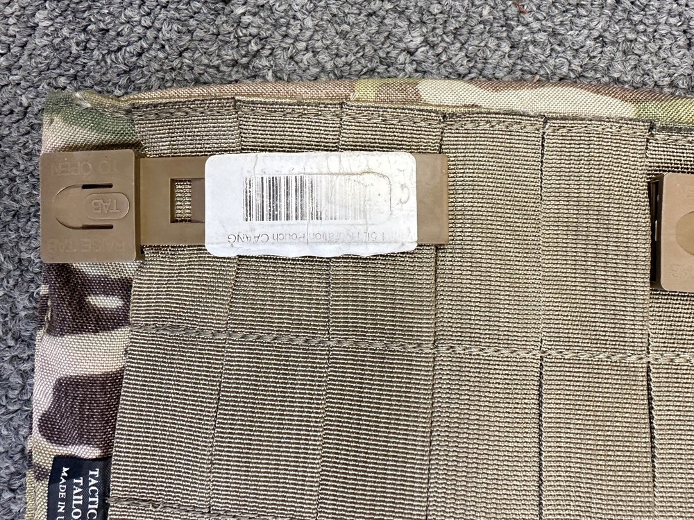 TACTICAL TAILOR MULTICAM FIGHT LIGHT 1 Lt HYDRATION POUCH NEW