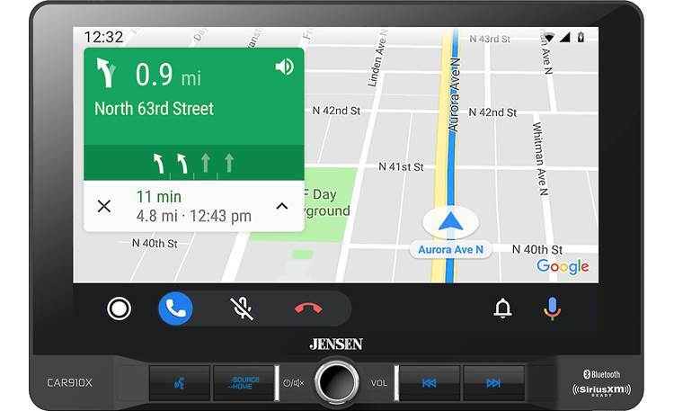 Jensen CAR910X Multimedia Receiver w/ Apple Carplay & SiriusXM-Ready