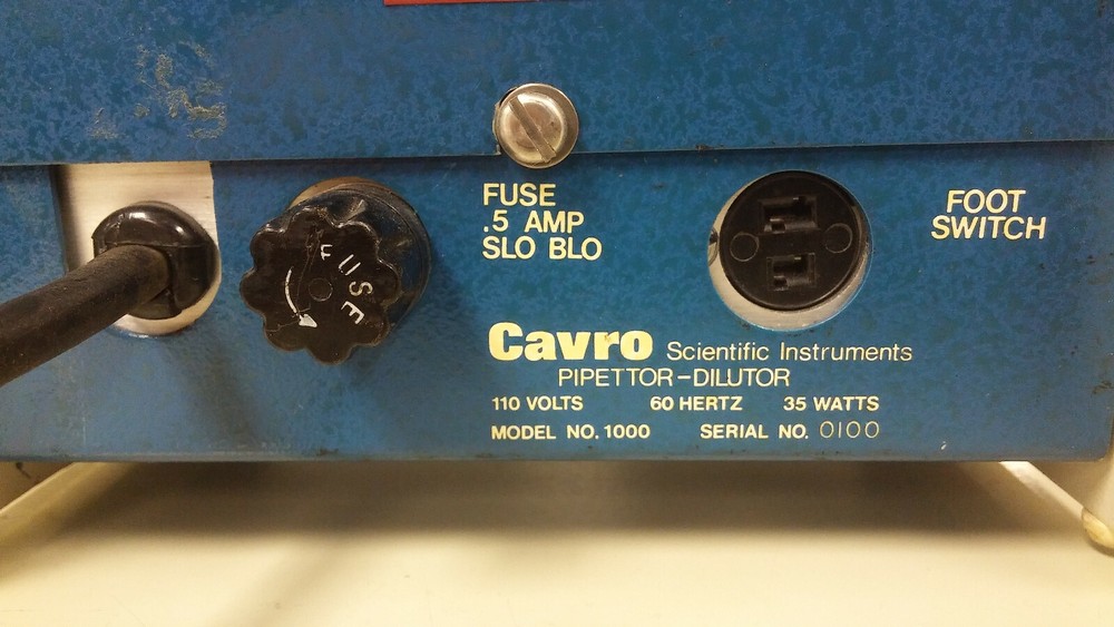 CAVRO Scientific Instruments Model 1000 EMIT PIpettor Dilutor