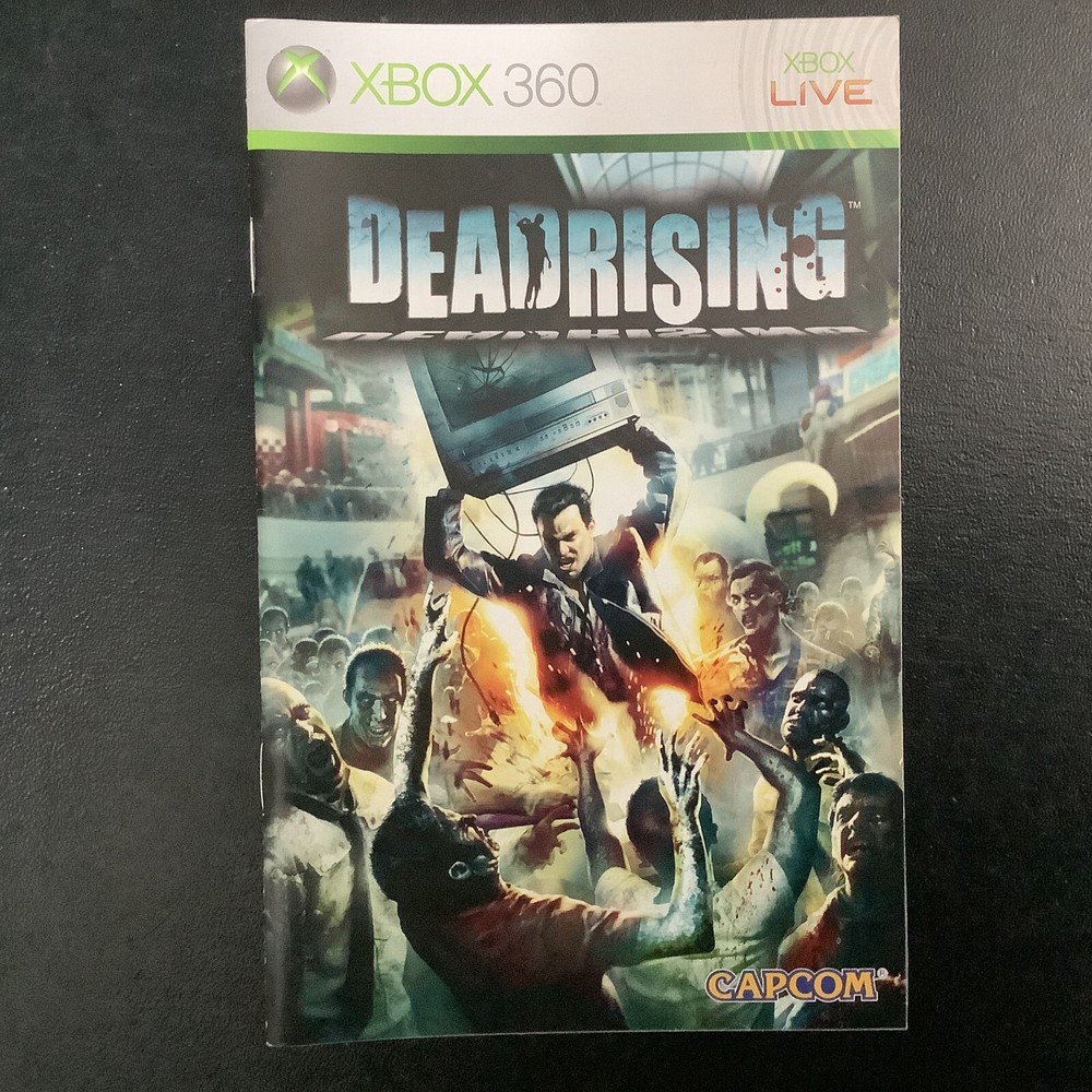 Dead Rising 1 Microsoft Xbox 360 Instruction Manual Only