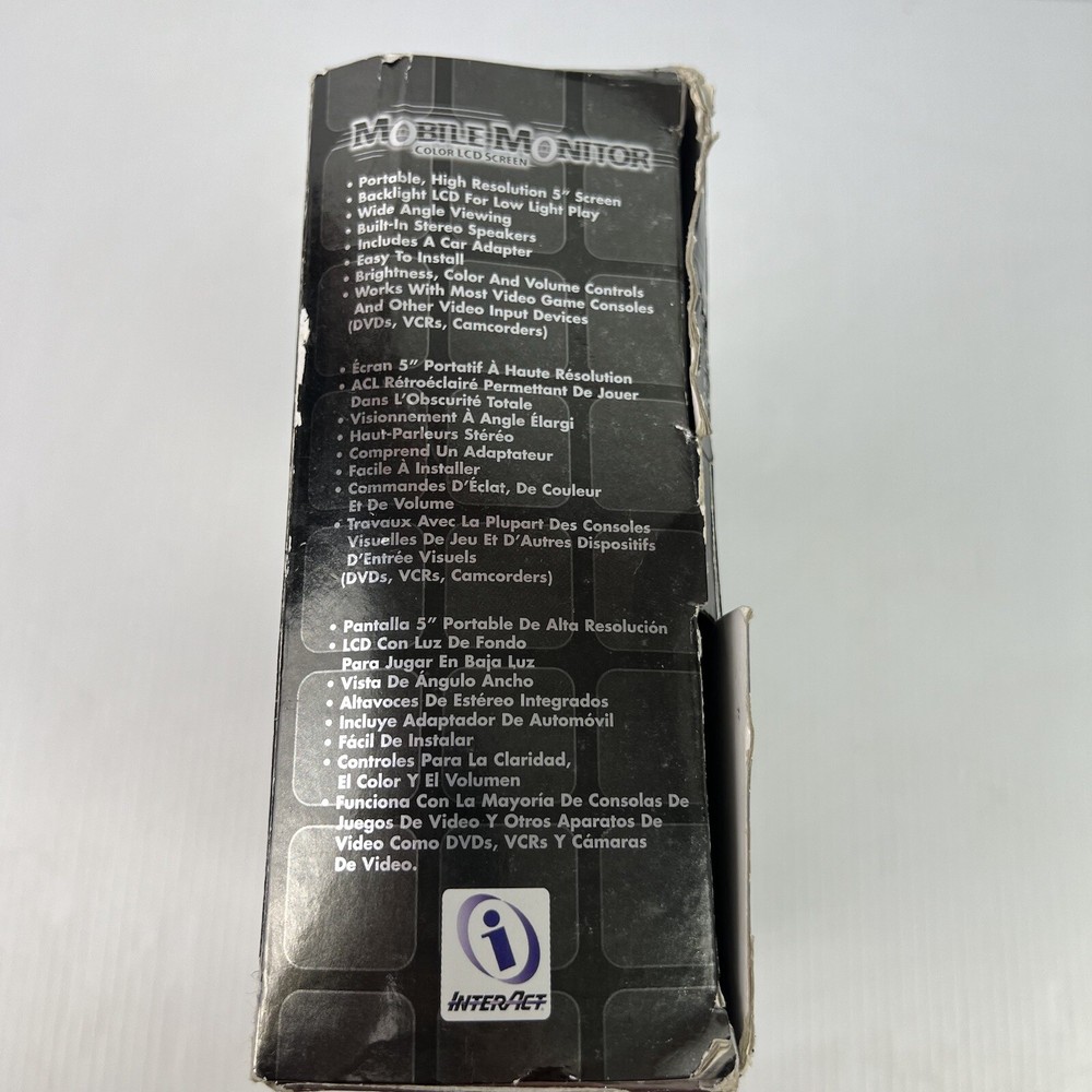 InterAct Mobile Monitor PS One With Box - Working with issues