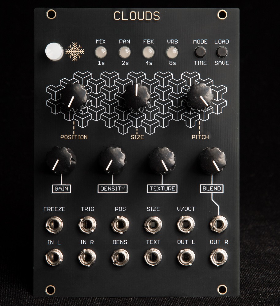 Mutable Instruments Clouds Eurorack Synth Module New (Black/Gold)