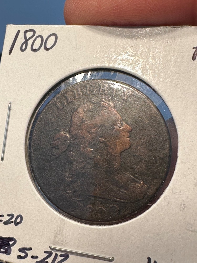 1800 large cent Fine
