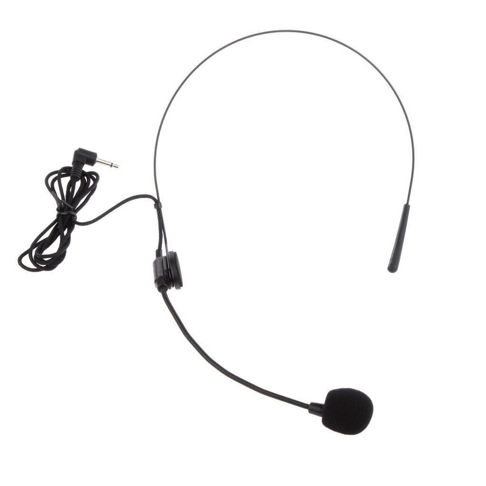 Back Electret Unidirectional Headworn Microphone With
