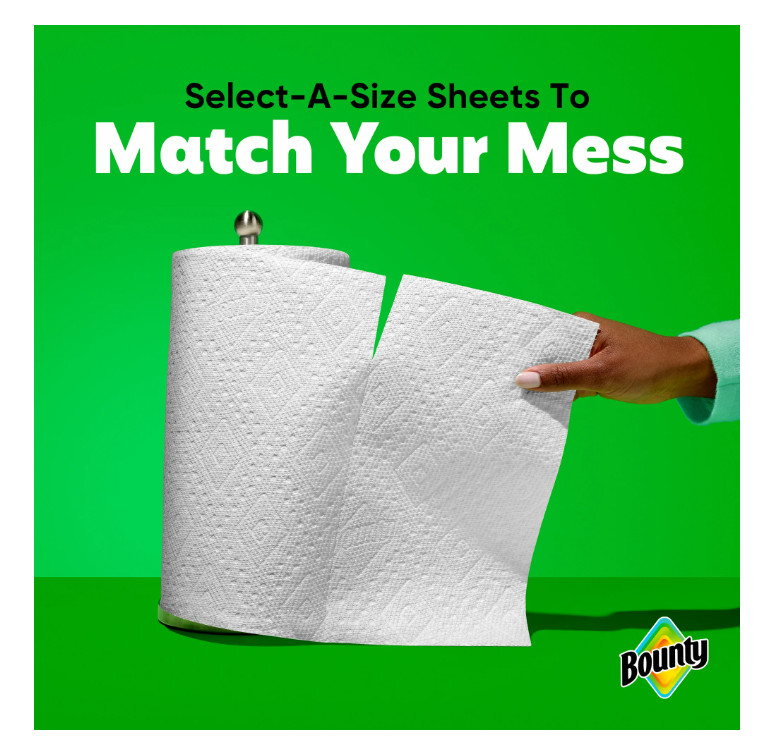 Select-A-Size White Paper Towels 6 Mega Rolls 164 Sheets Each