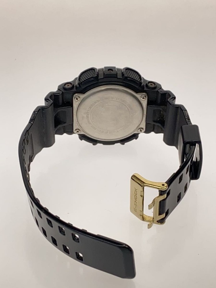 CASIO Quartz Watch G SHOCK Digital Analog Rubber BLK BLK