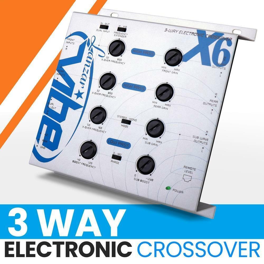 New VIBEX6 Vibe 3 Way Electronic Crossover Network w/Remote Subwoofer Control