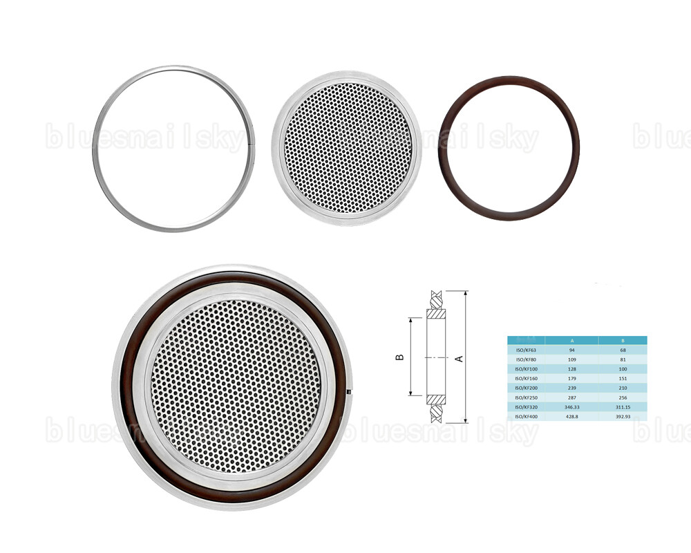Vacuum ISO Screened Centering Ring ISO Center ring