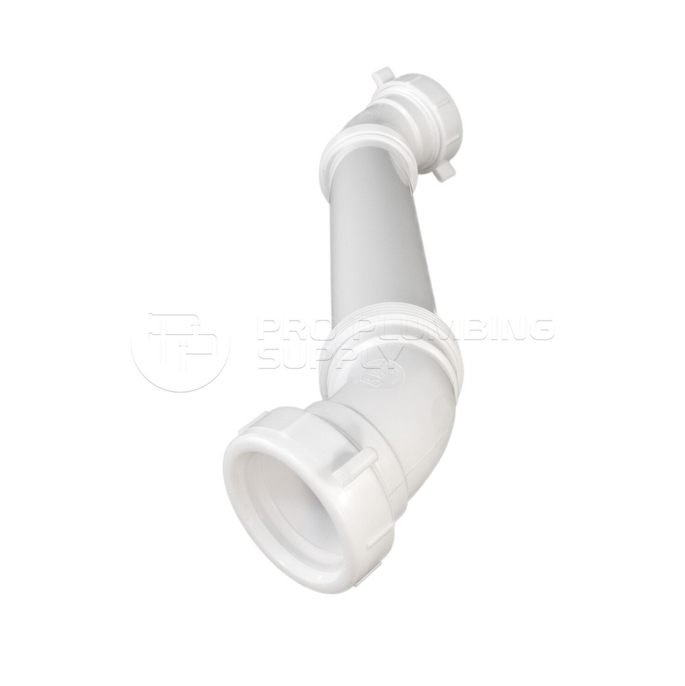 Flexcraft 1-1/2"in Plastic Offset Trap Tubular Drain Applications Pipe Fitting