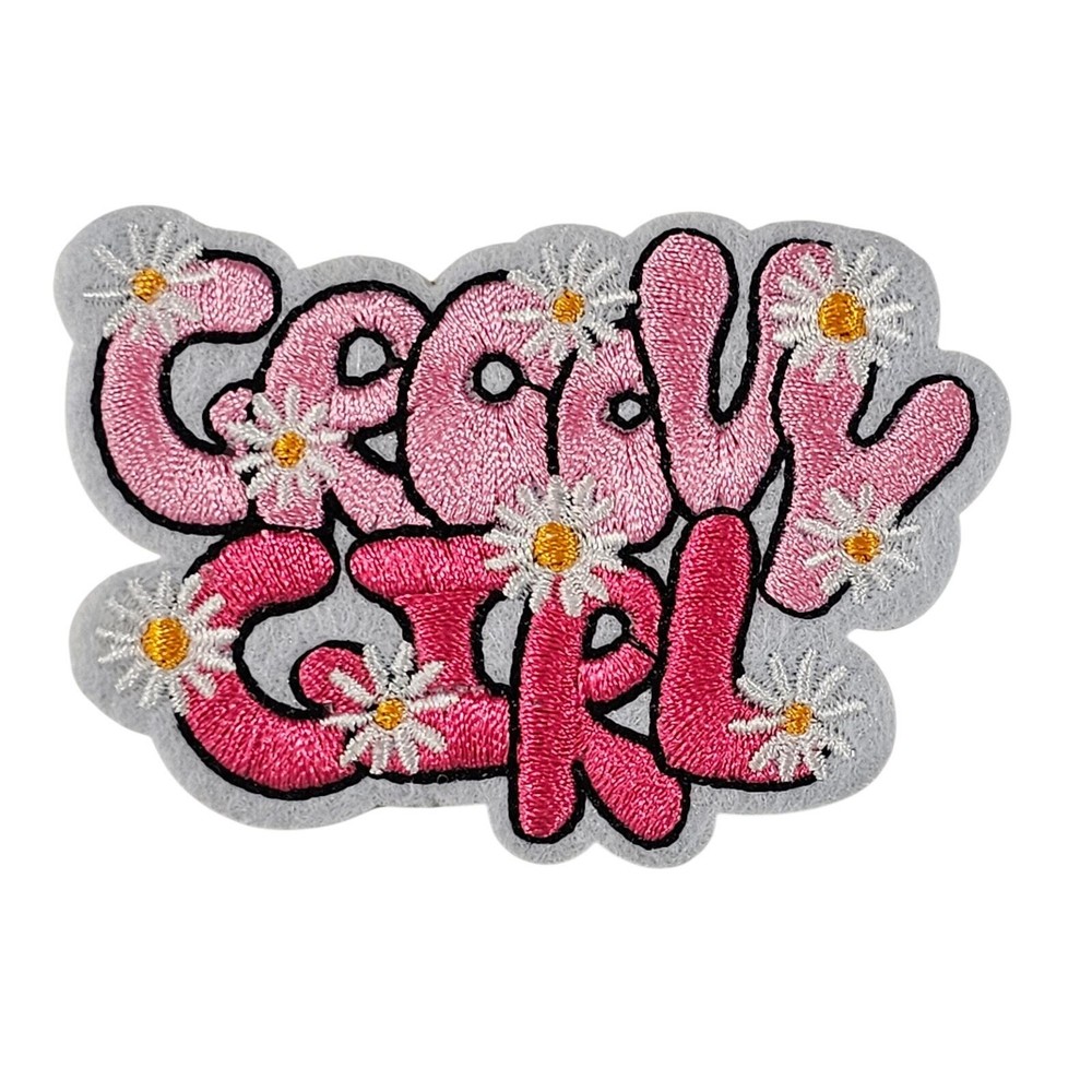 Groovy Girl - Embroidered Patch