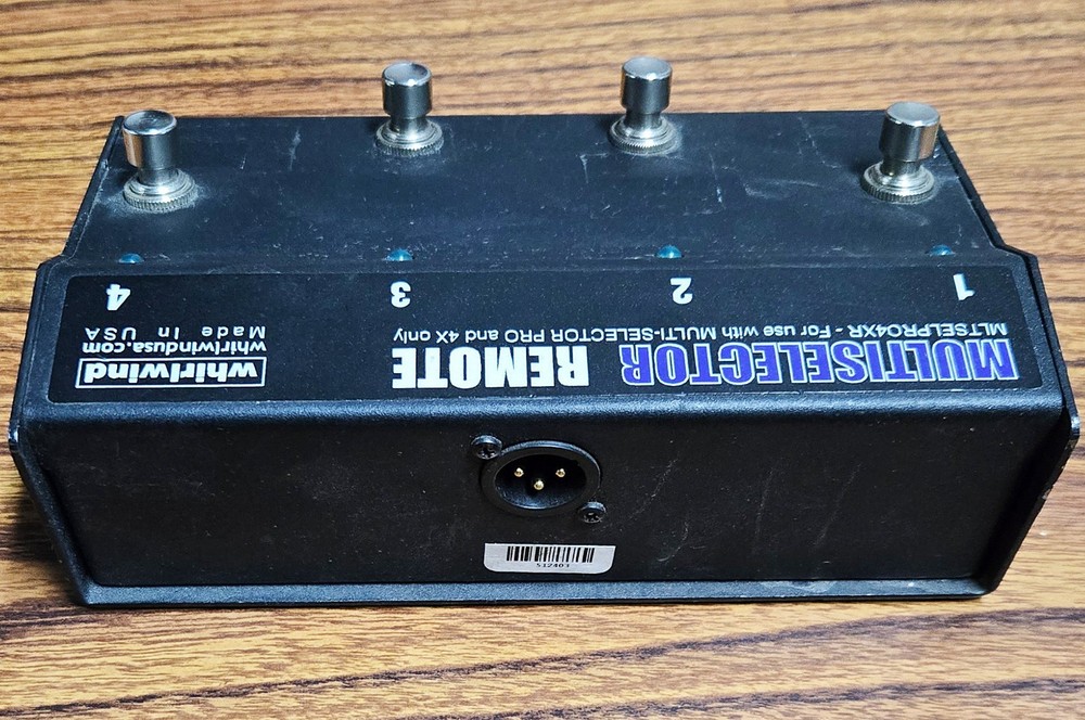 Whirlwind Multiselector Remote for Multi-Selector Pro and 4X MLTSELPRO4XR