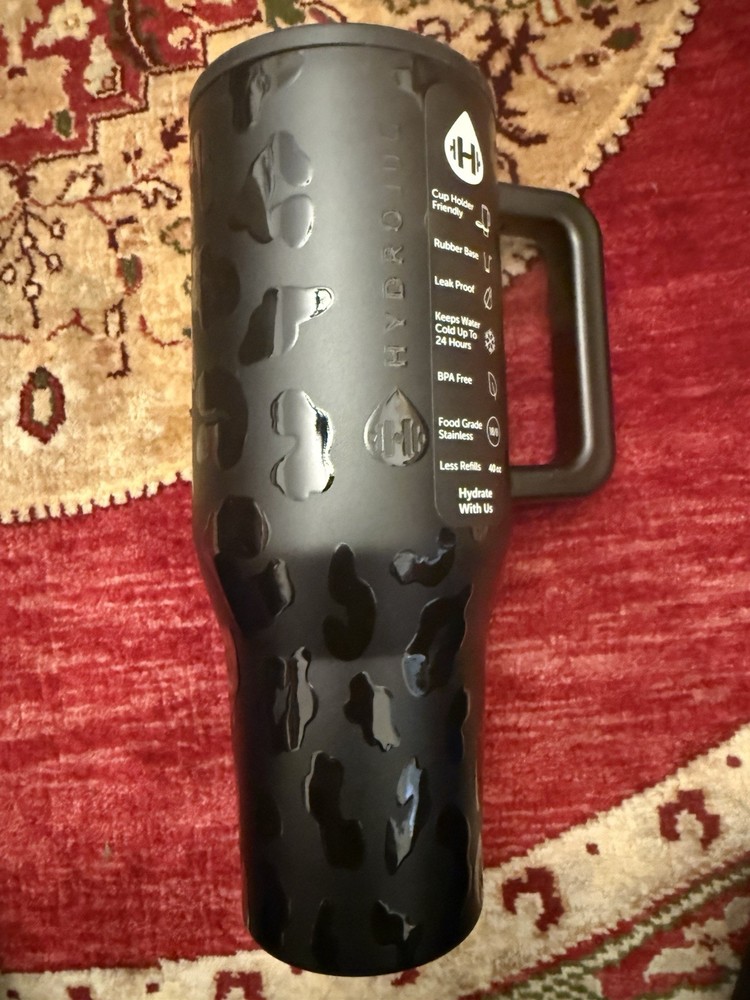 Hydrojug Black Leopard 40 oz