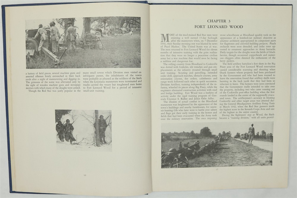 6th Infantry Division WWII Unit History Book