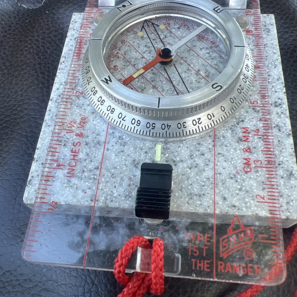 Silva Ranger Type 15 Compass with Red Lanyard