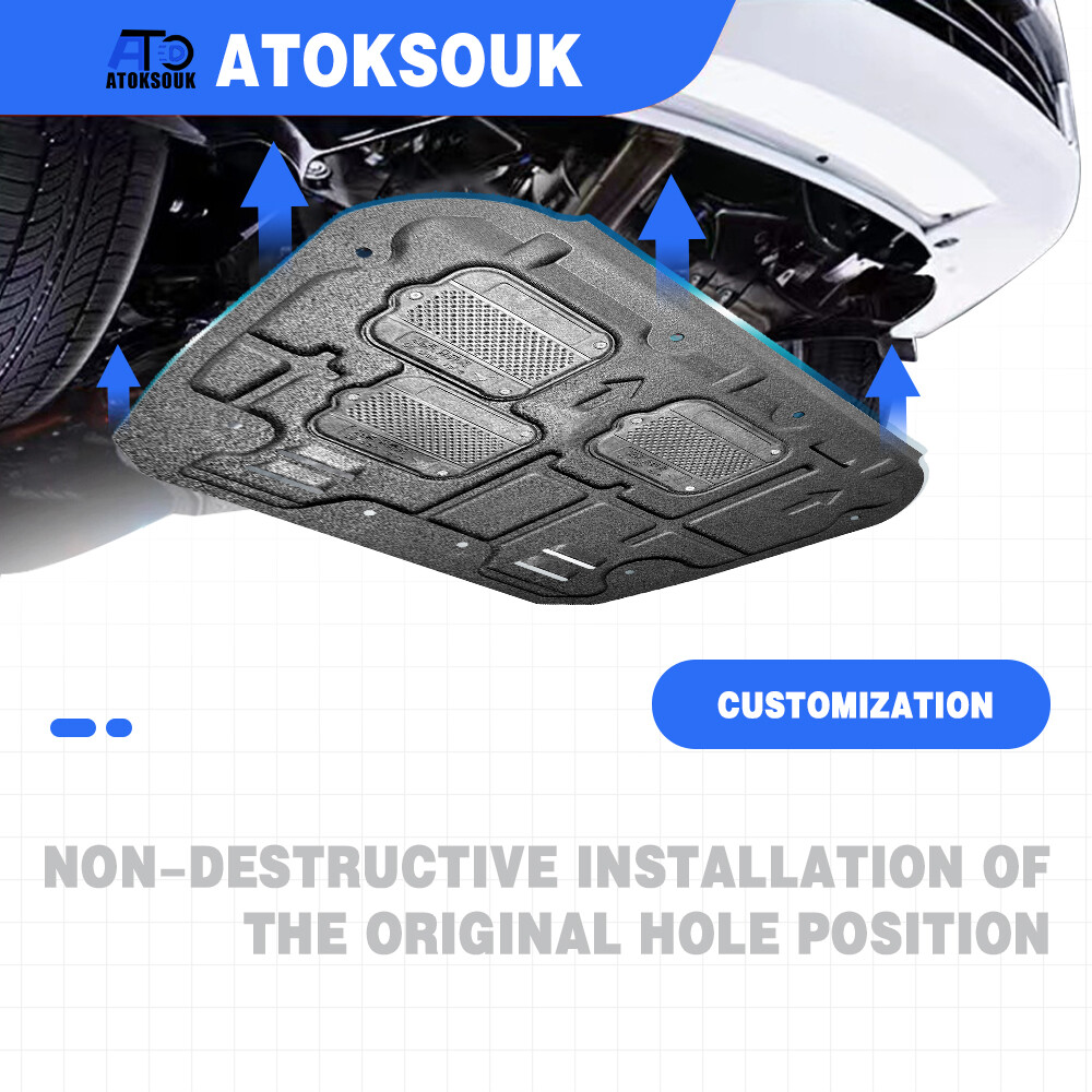 Thick Engine Splash Shield For Audi A6 Gearbox 2012-2018 Front Engine Guard Hard