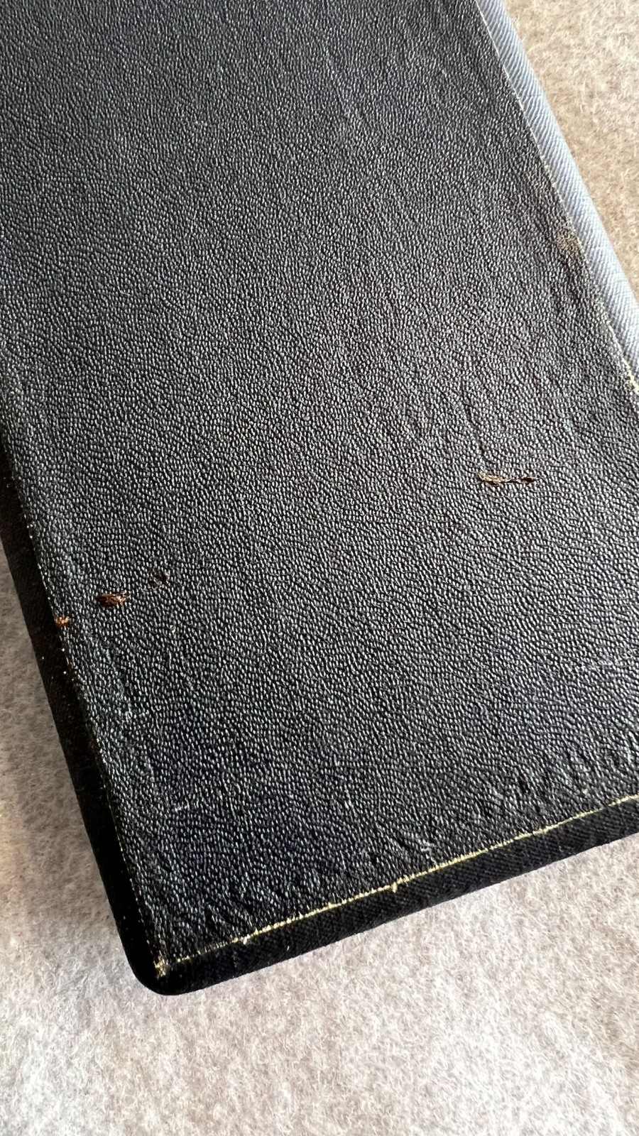 Vtg WWII Vietnam US Bronze Star Medal Presentation Case Coffin Box Only - Empty