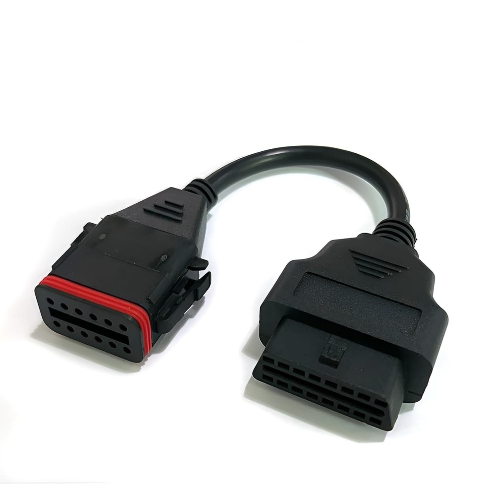 OBD2 Diagnostic Cable for Komatsu 12 Pin Cummins Inline6 Adapter Cable,...