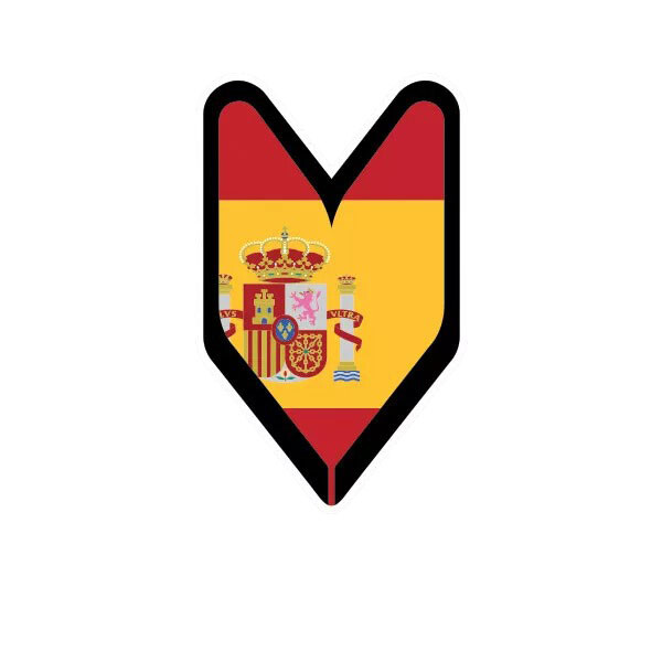Spanish Driver Badge Sticker