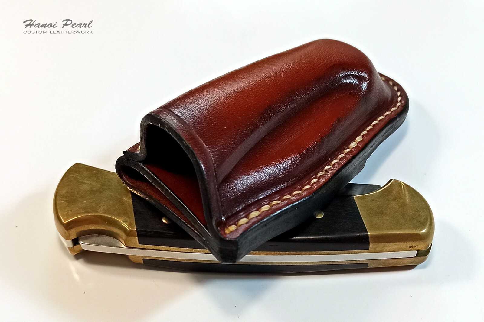 Buck 112 Ranger Sheath | Custom Cross Draw Scout Carry Leather Sheath