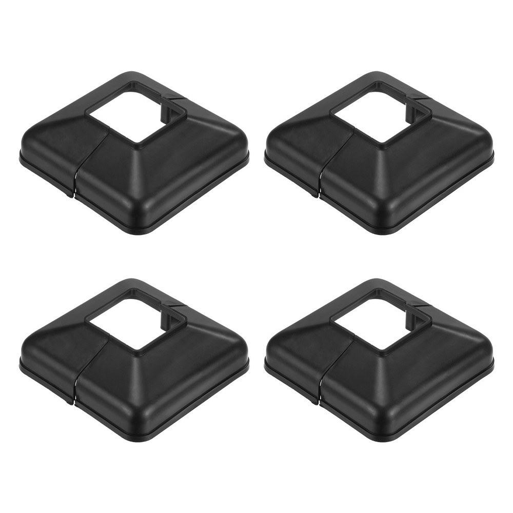 4-Pack Post Base Cover, Internal 1.57"x 1.57" Post Skirt Split Type for Railing