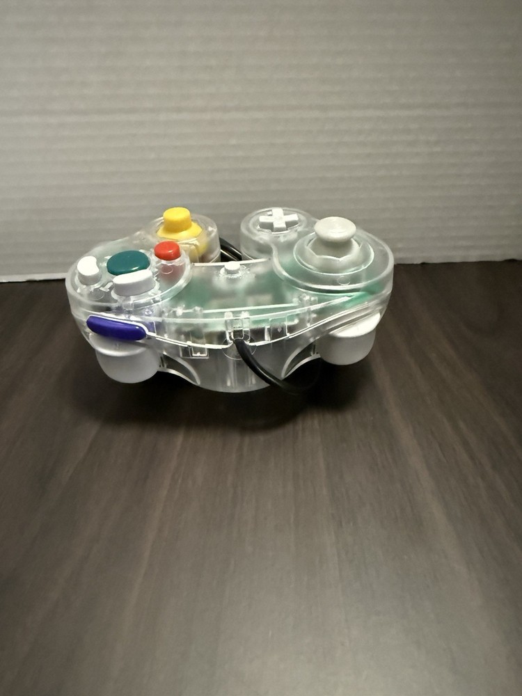 Clear Wired NGC Controller Gamepad For Nintendo GameCube GC & Wii U Console