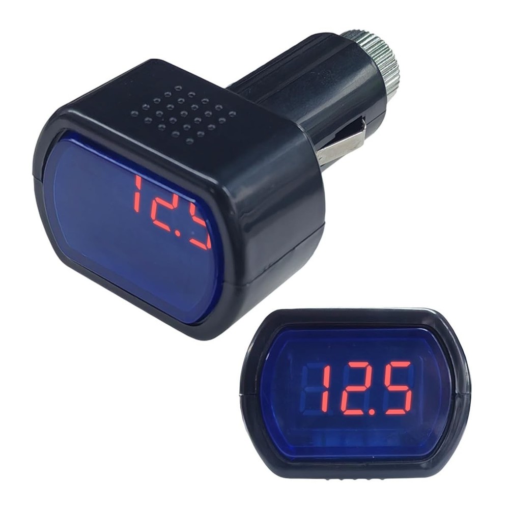 Car LED Digital Voltmeter DC 12V/24V - Measuring Range DC 8V-30V +/-1.2%