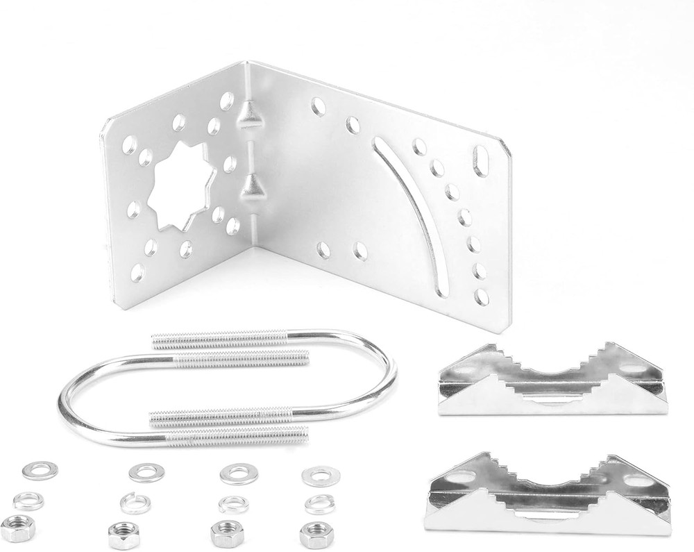 Pole Mount Bracket L Mounting to Wall Hardware Accessories for LPDA...