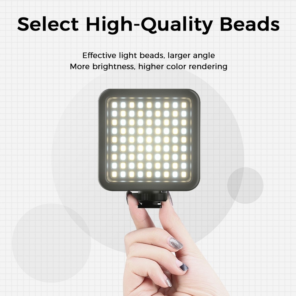 Ulanzi VIJIM VL81 Mini LED Video Light Studio Lighting Soft Diffuser Vlog Light