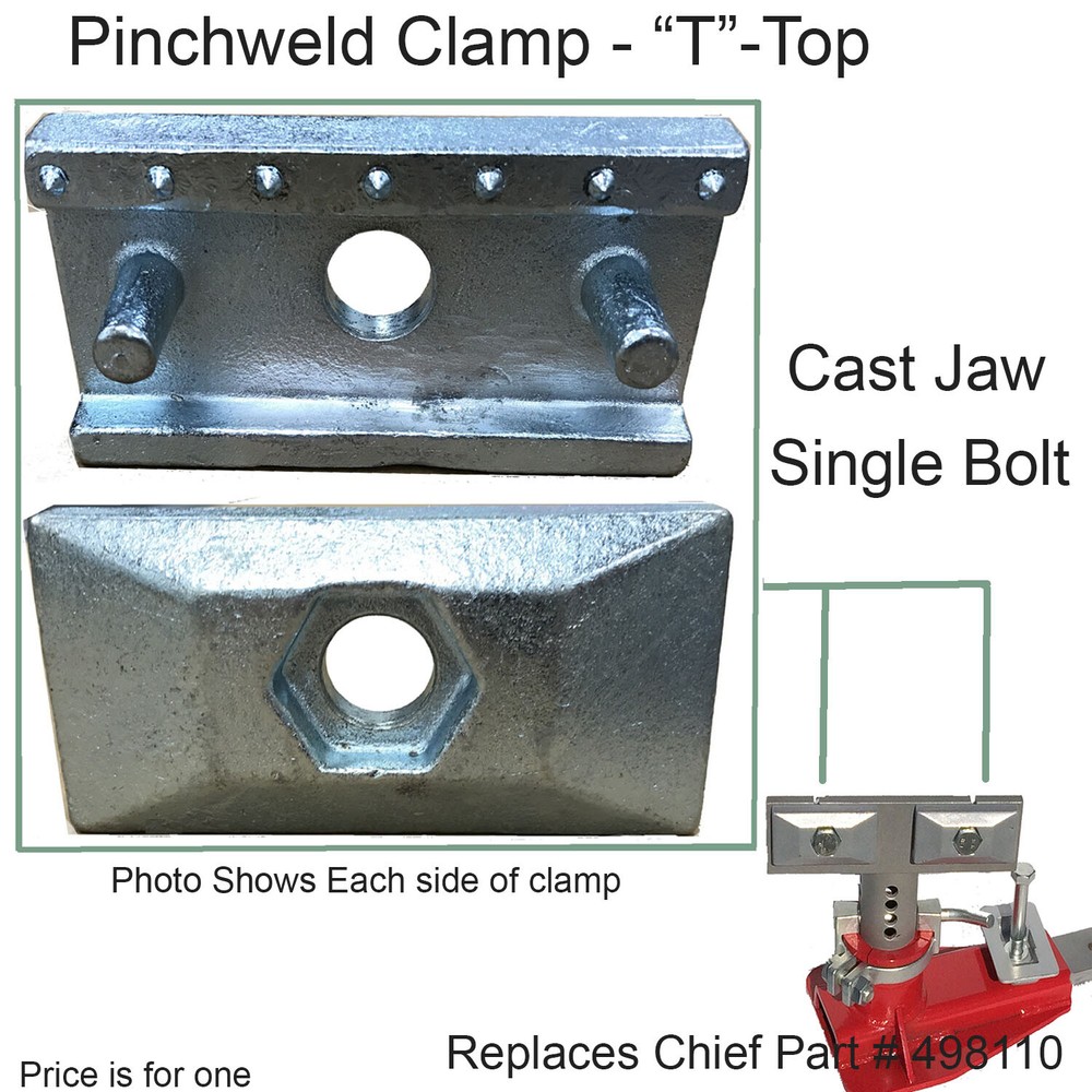 Replacement Chief frame machine Pinchweld Clamp Jaw