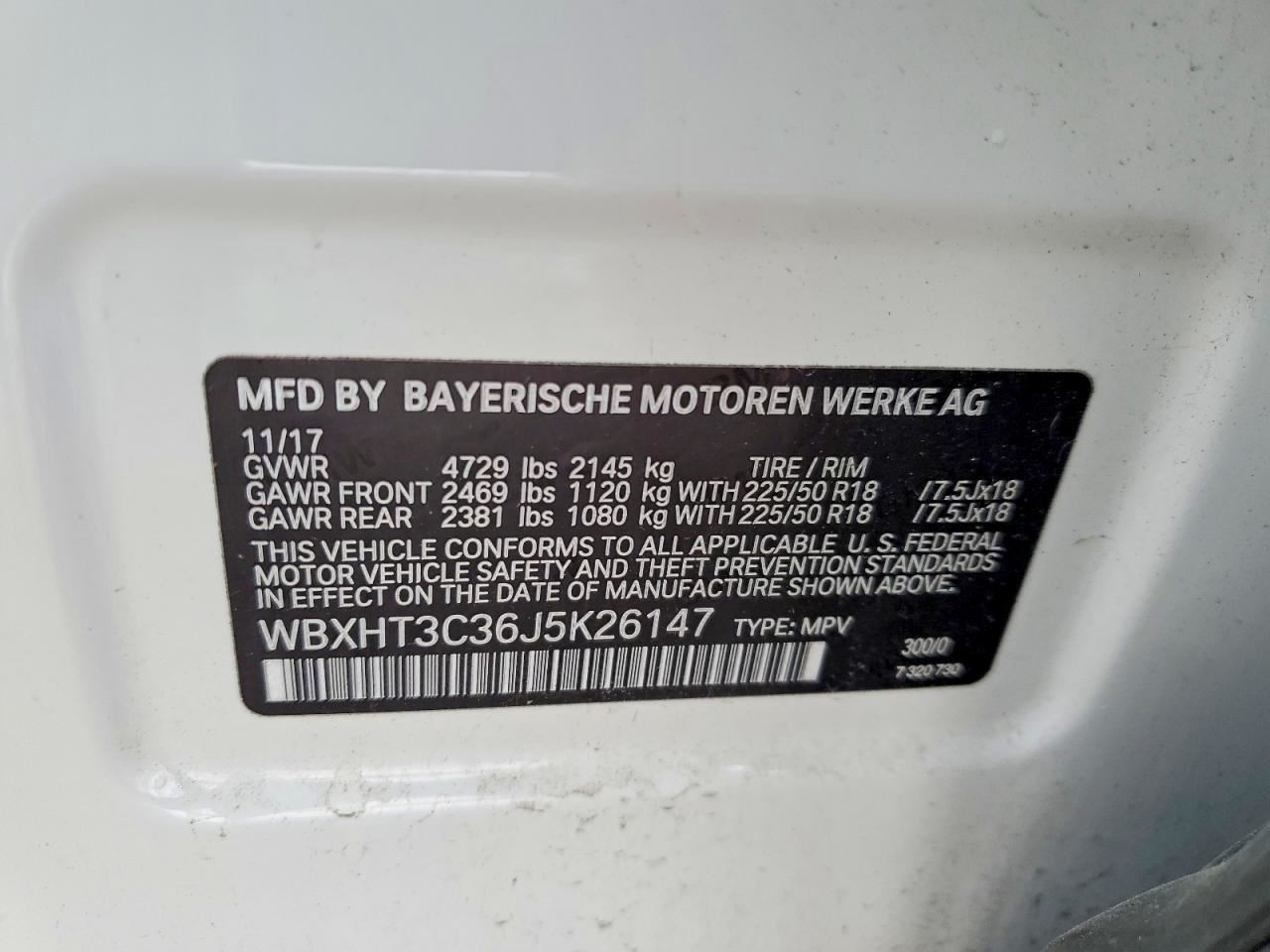 Automatic Transmission 2.0L AWD Thru 12/31/18 Fits 16-19 BMW X1 501634