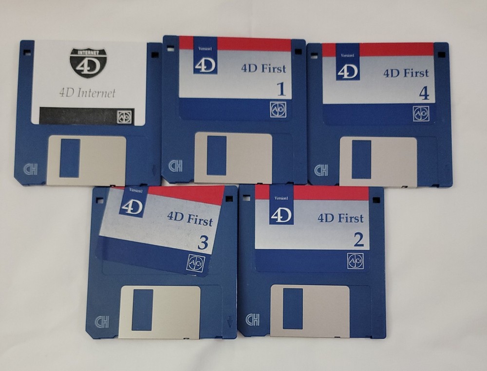 Vintage 1994 ACI 4D First Relational Database Software for Macintosh